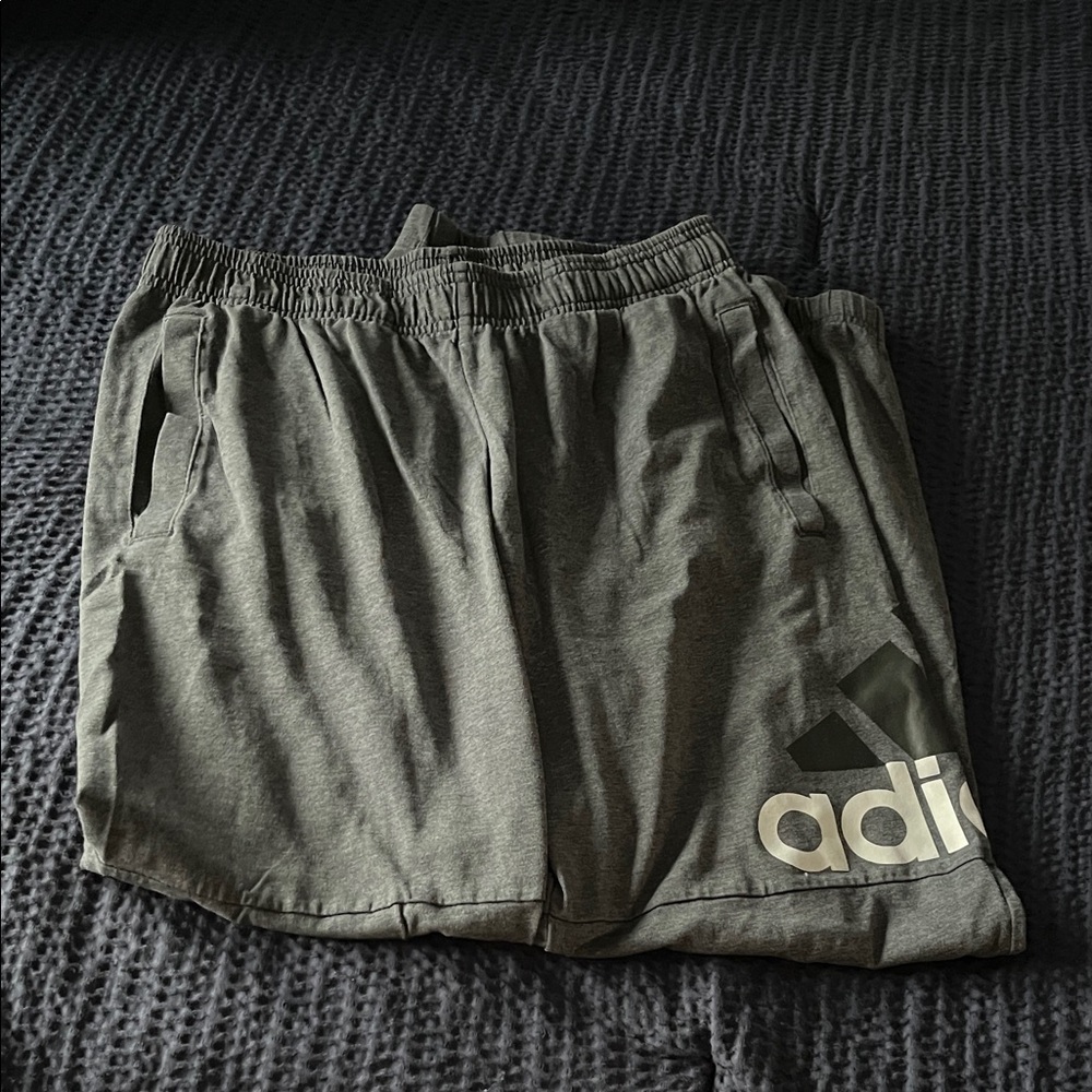 Adidas Men's Dark Gray Athletic Shorts